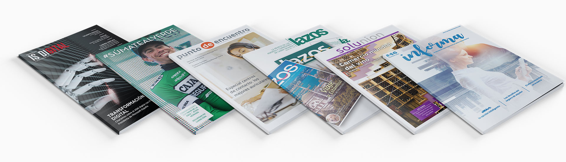 Revistas encuadernadas en cola PUR