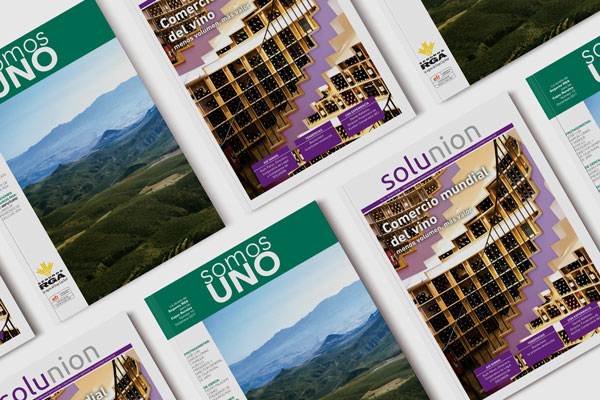 Muestrario de revistas corporativas realizadas en nuestras instalaciones